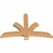 Ekena Millwork Davenport Timber Gable Bracket, Western Red Cedar, 60"W x 40"H x 3 1/2"D x 5 1/2"F, 16/12 Pitch GBW060X40X0406DAV00SWR - alternate 3